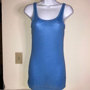 🌟Express - Burnout Fabric Tank - Blue - S